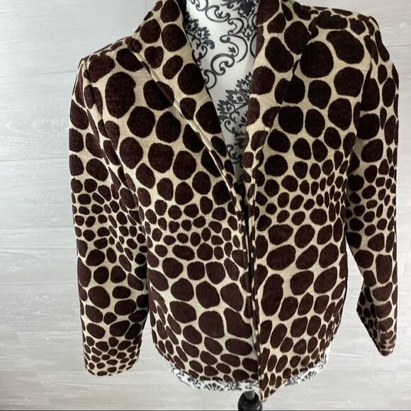 Vintage Painted Pony Animal Print Blazer Jacket - Picture 2 of 8